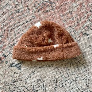 Bumblebella by Jill Martian Brown Teddy Fleece Beanie